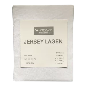 NM Jersey lagen str. 38x80 cm. Hvid