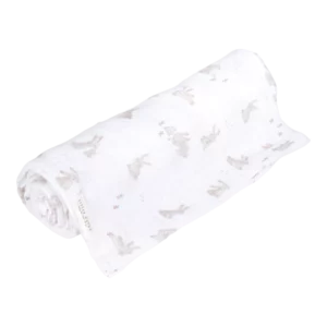 Little Dutch - Svøb 120 x 120 muslin - Baby Bunny