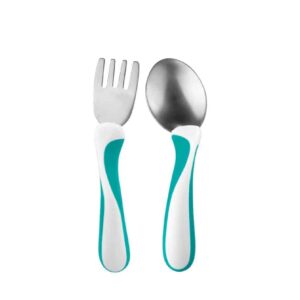 Bambino My first FORK & SPOON - Turkis