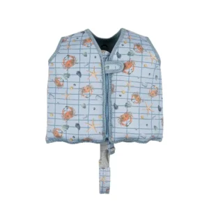 Mikk-Line Svømmevest mønstret - Faded Denim - 1-2 år/11-15 kg