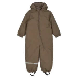 Mikk-Line Flyverdragt Ensfarvet - Chocolate Chip - Str. 80-116