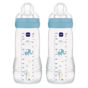 MAM Easy Active Baby Bottle 330ml 2p Blue