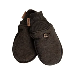 Mikk-Line Uldluffer - Dark Brown Melange