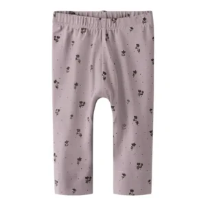 Name It Leggins med små blomster print, str. 50-92