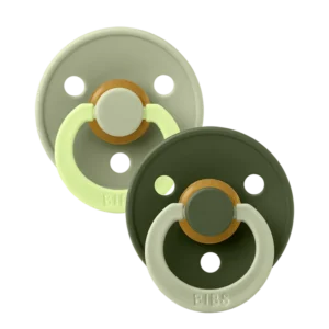 BIBS Studio Colour 2 PACK Fusion Latex Size 2 Sage Hunter Green mix