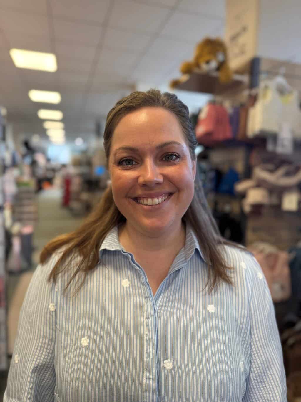 Picture of Christina G – Butiksmedarbejder i Kære Børn Nykøbing F