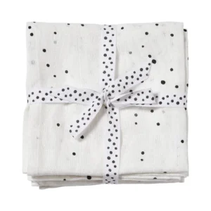Done By Deer Stofbleer - Dreamy Dots - White