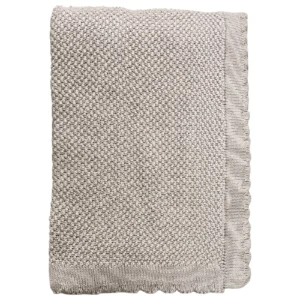 Baby plaid, bomuld strikket Imp. 457, beige